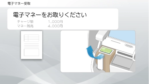 チャージ申し込み完了後、登録アドレスにセブン銀行ATMにて入力が必要な情報がメールで届きます