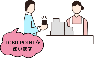 TOBU POINTを使います